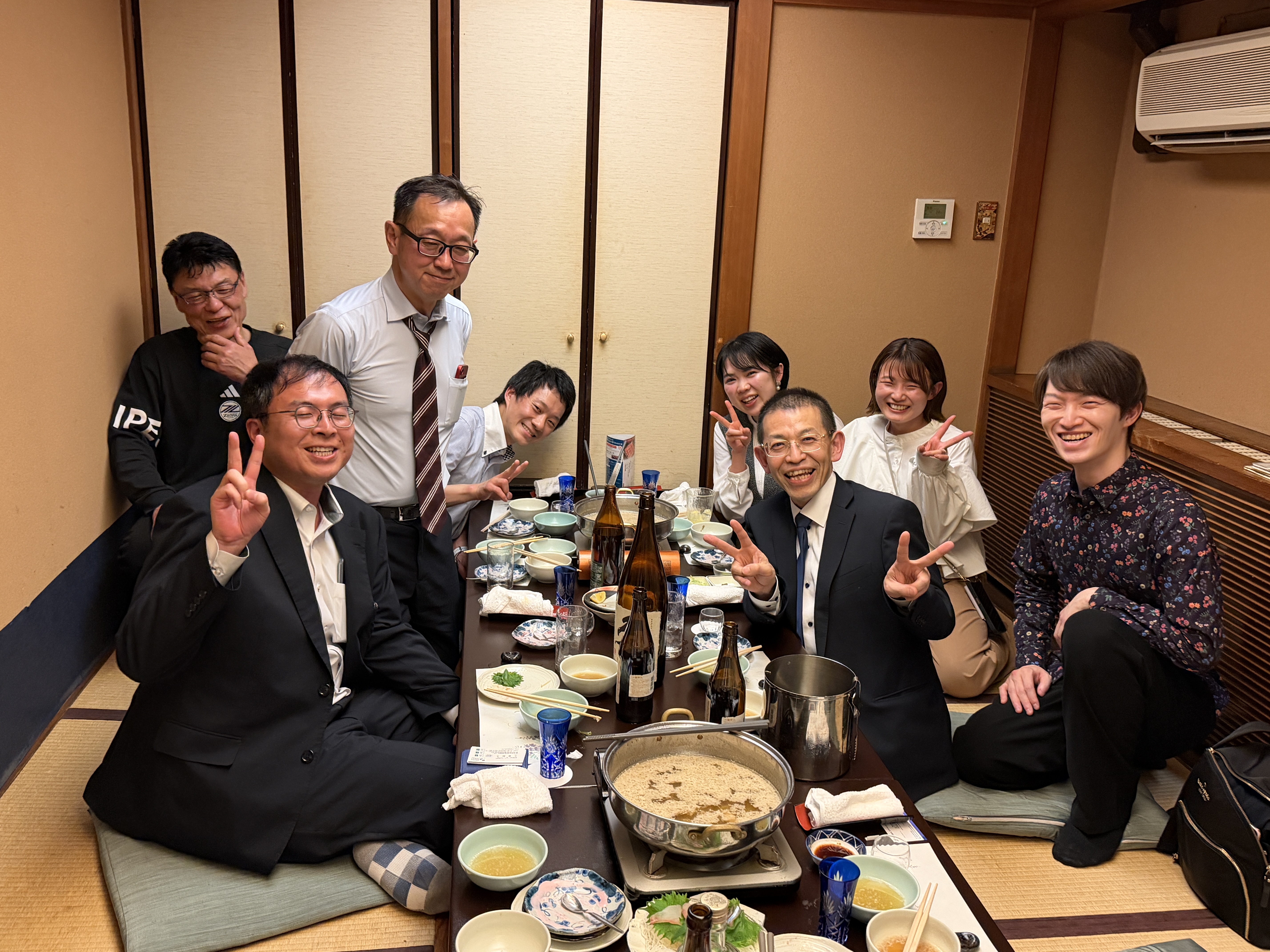 2025年2期の懇親会の写真
